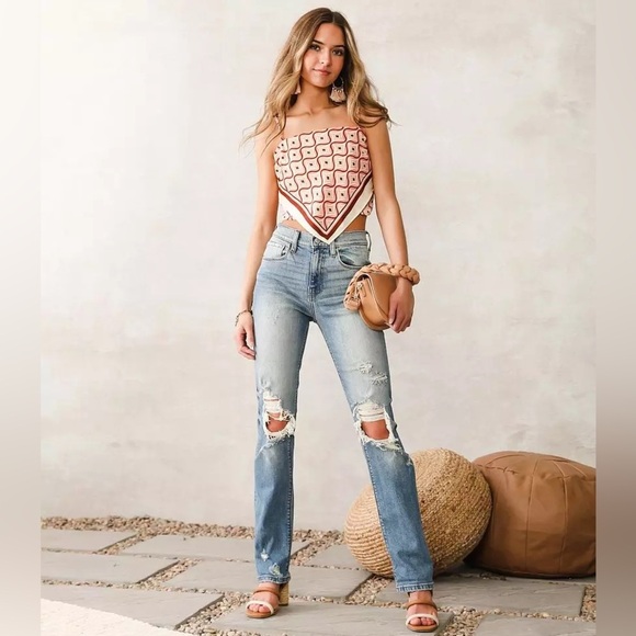 Women’s WILLOW & ROOT The Rise Up Stretch Jean- Size 24 / 29 inseam - Picture 1 of 9